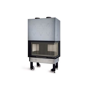 Caminetto a legna LA NORDICA Monoblocco 800 Angolo DX
