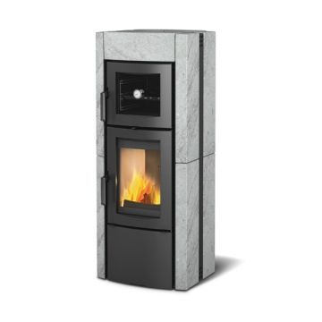 Stufa a legna LA NORDICA Ester Forno Evo pietra naturale