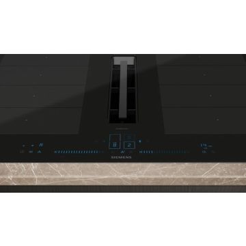 SIEMENS EX870NX68E piano cottura a induzione con cappa aspirante integrata/  Kochfeld mit integriertem Dunstabzug (Induktion)
