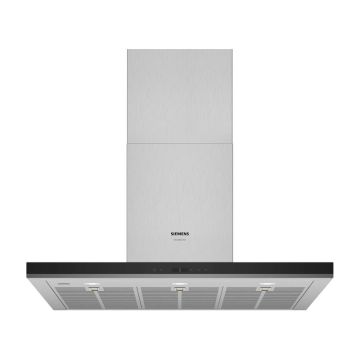 SIEMENS LC97BIR55 CAPPA A PARETE ACCIAIO INOX/ WANDHAUBE IN SCHWARZ