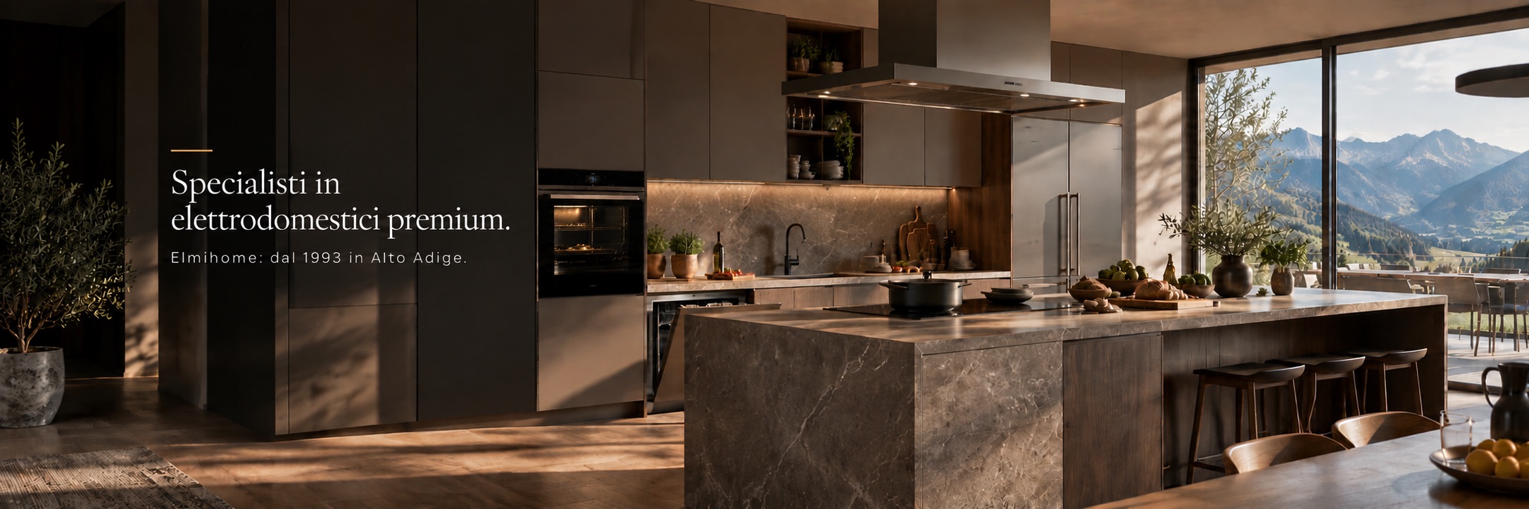 Cucina moderna con elettrodomestici premium da incasso &ndash; Elmihome